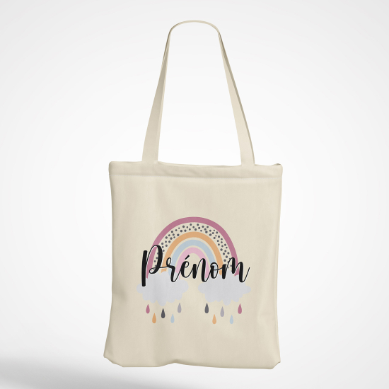 Personalized Tote Bag - Rainbow