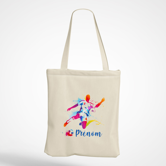 Personalized Tote Bag - Soccer player