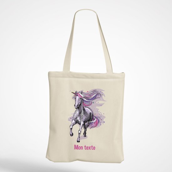 Personalized Tote Bag - Unicorn