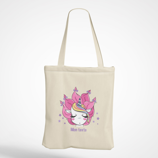 Personalized Tote Bag - Unicorn