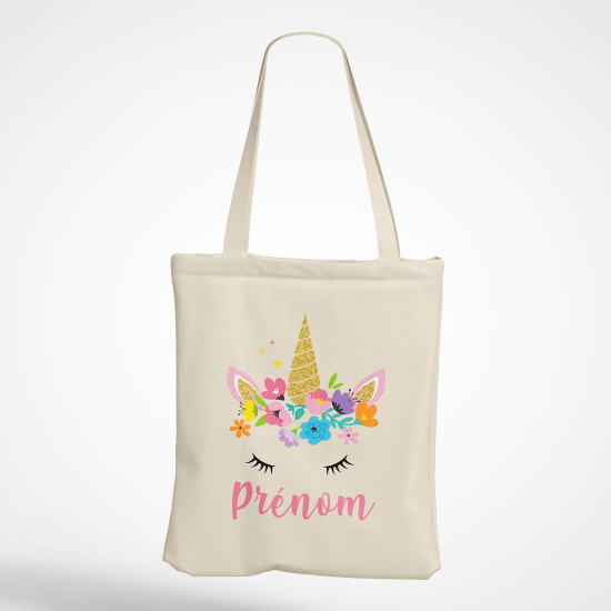 Personalized Tote Bag - Unicorn