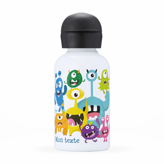 Personalized water bottle for kids - Monsters