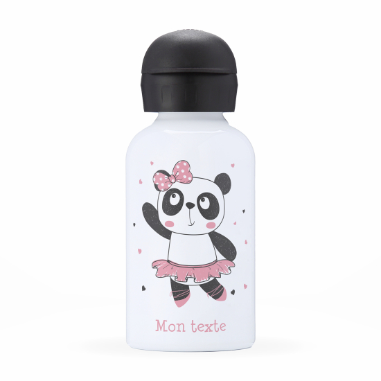 Personalized water bottle for kids - Panda dancer