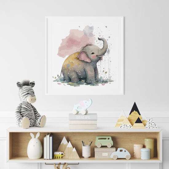 Poster for Kids - Baby Elephant