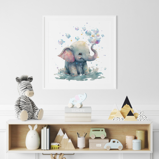 Poster for Kids - Baby Elephant