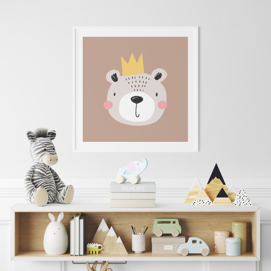 Poster for Kids - Bear King