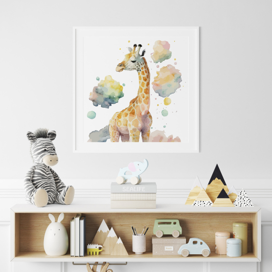 Poster for Kids - Giraffe