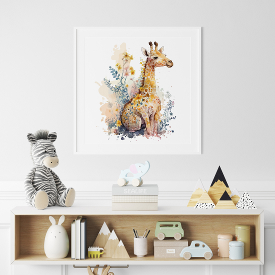 Poster for Kids - Giraffe