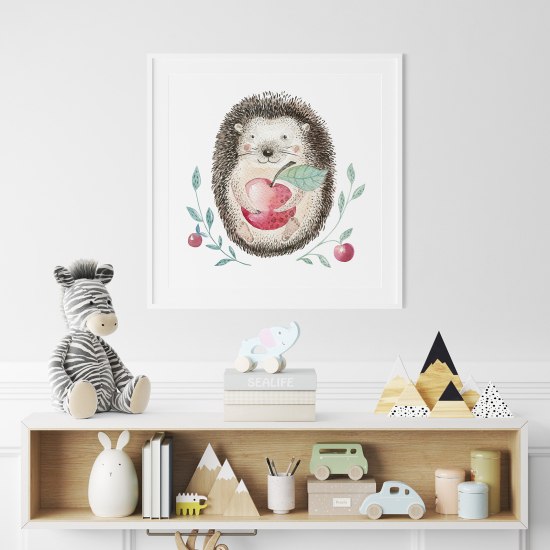 Poster for Kids - Hedgehog