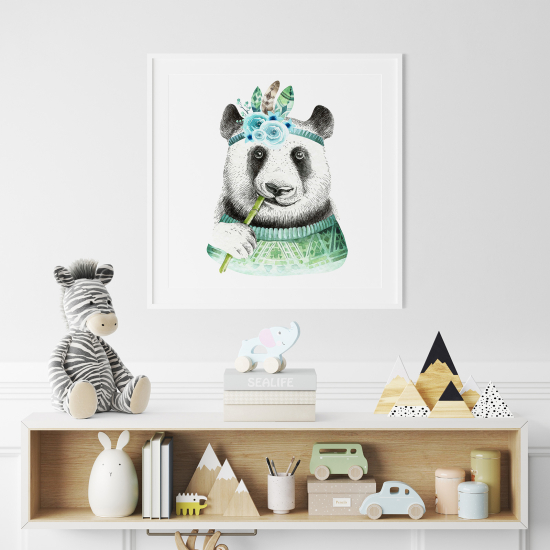 Poster for Kids - Indian panda