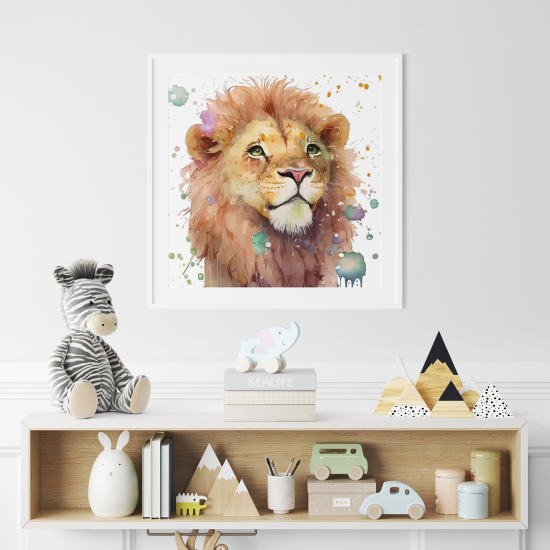 Poster for Kids - Lion