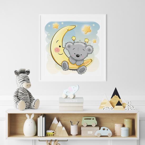 Poster for Kids - Moon bear