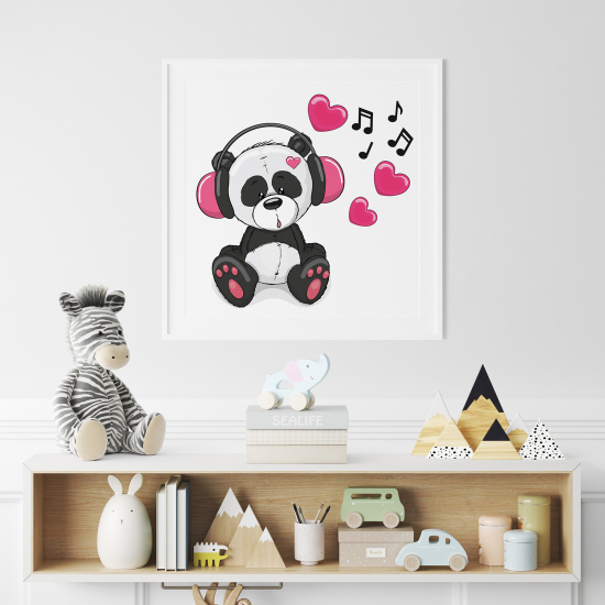 Poster for Kids - Music bear