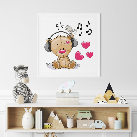 Poster for Kids - Music bear