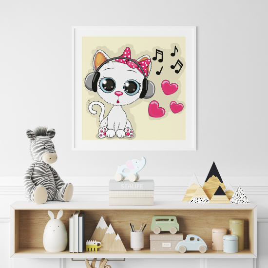 Poster for Kids - Music kittens