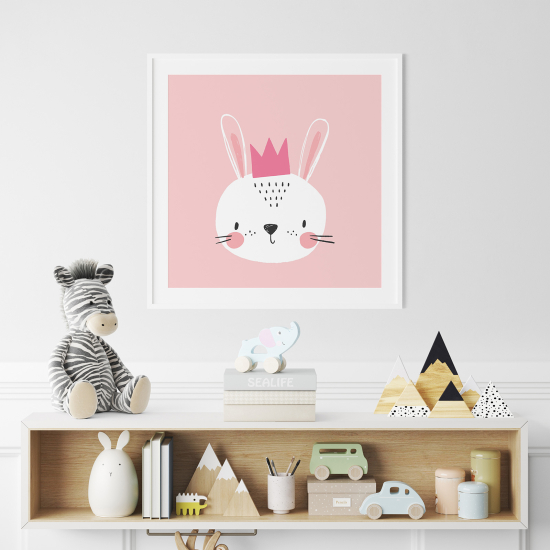 Poster for Kids - Rabbit king