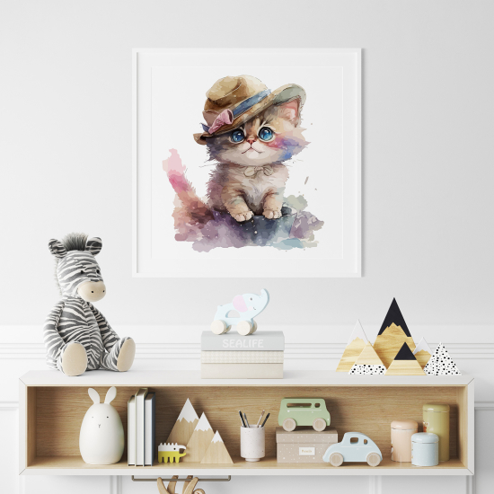 Poster for Kids - Set Often with hat