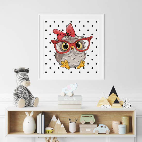 Poster for Kids - Spectacled Owl