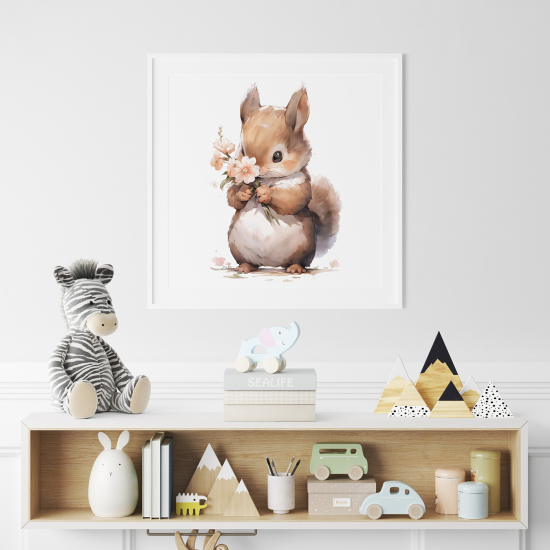 Poster for Kids - Squirrel