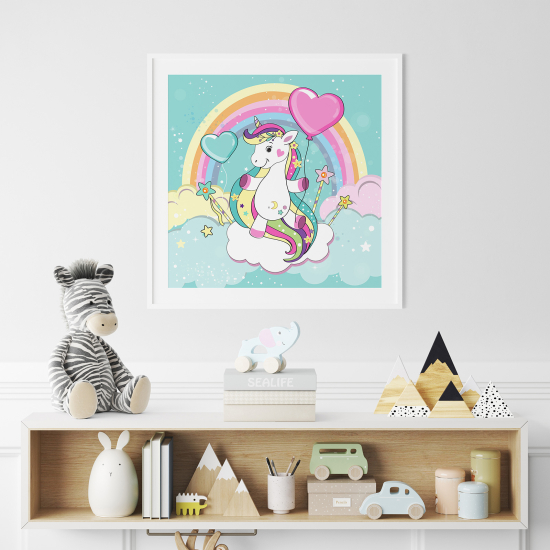 Poster for Kids - Unicorn Heart