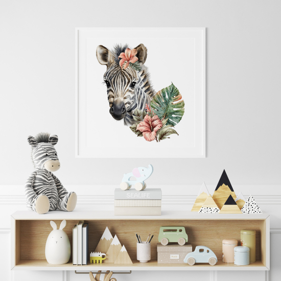 Poster for Kids - Zebra