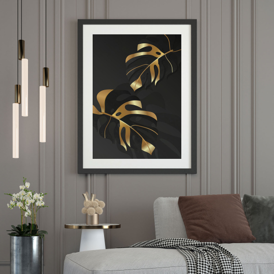 Poster - Golden leaves