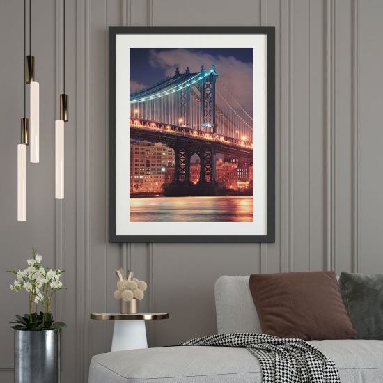 Poster - Manhattan Bridge New York