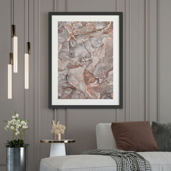 Poster - Marbled effect