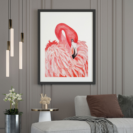 Poster - Pink flamingo