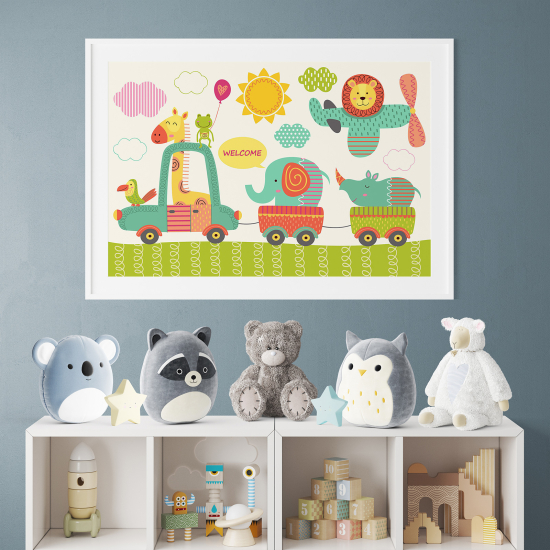 Posters for Kids - Animal-drawn vehicles