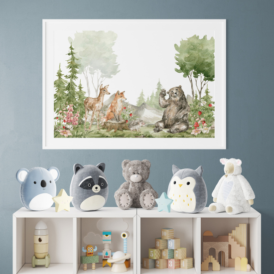 Posters for Kids - Forest Animals