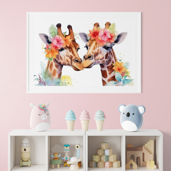 Posters for Kids - Giraffes