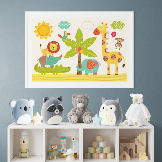 Posters for Kids - Jungle animals