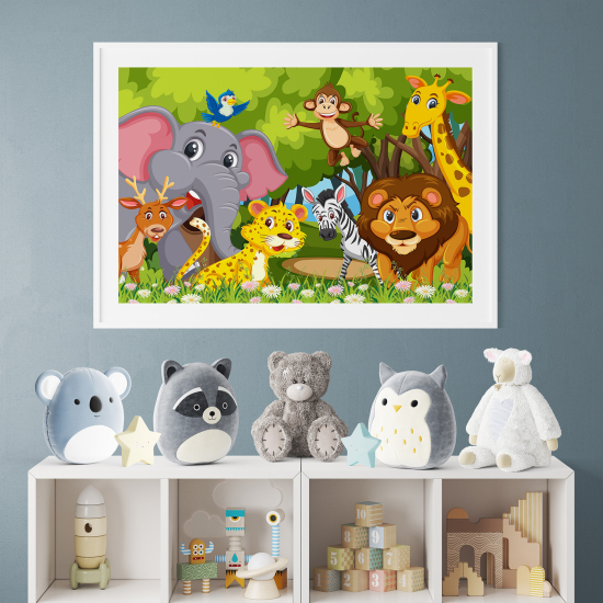 Posters for Kids - Jungle animals