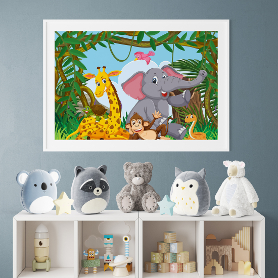 Posters for Kids - Jungle animals