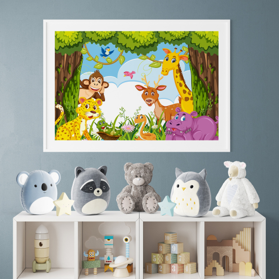 Posters for Kids - Jungle animals