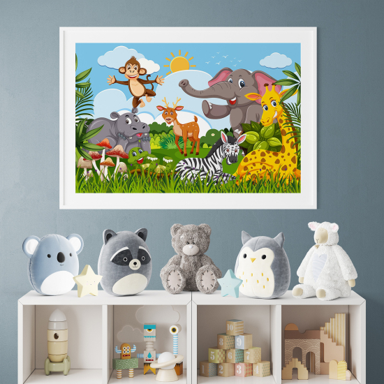 Posters for Kids - Jungle animals