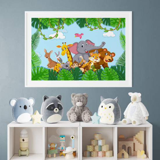 Posters for Kids - Jungle animals