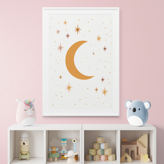 Posters for Kids - Moon stars