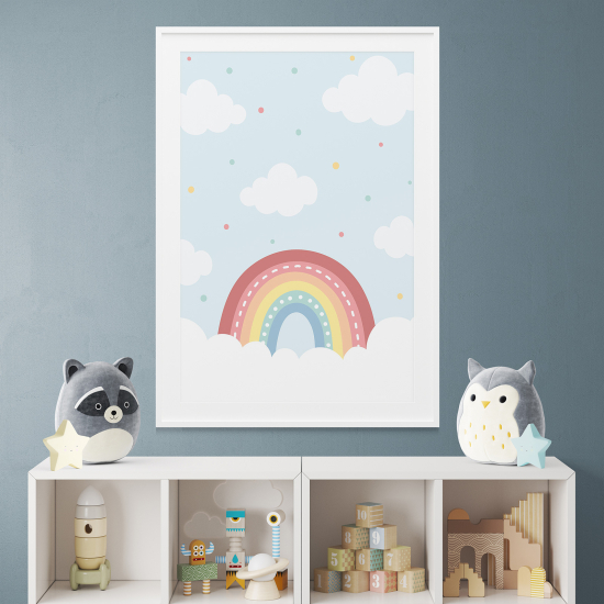 Posters for Kids - Rainbow clouds