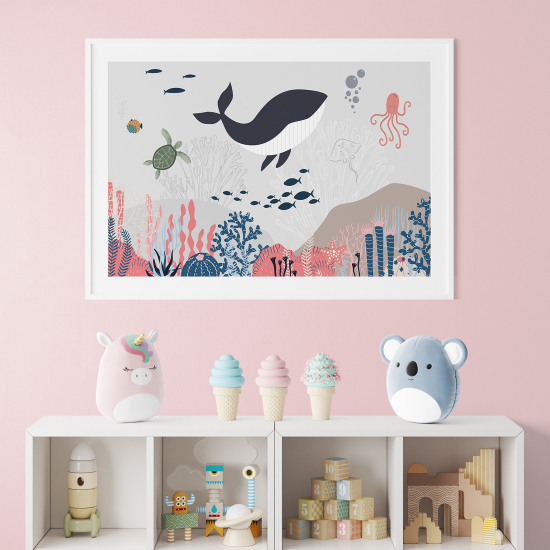 Posters for Kids - Whale