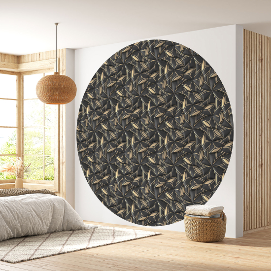 Round / Circle Wall Mural - Wallpaper - Design