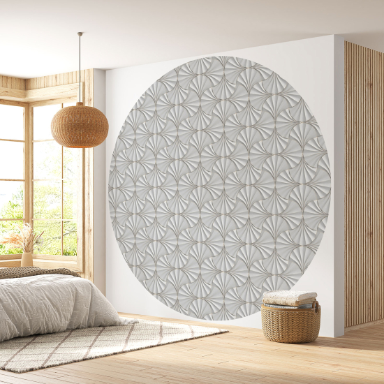 Round / Circle Wall Mural - Wallpaper - Design