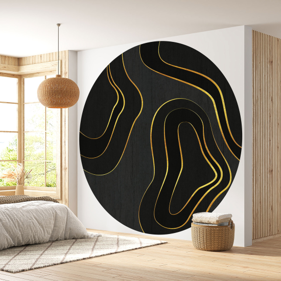 Round / Circle Wall Mural - Wallpaper - Design