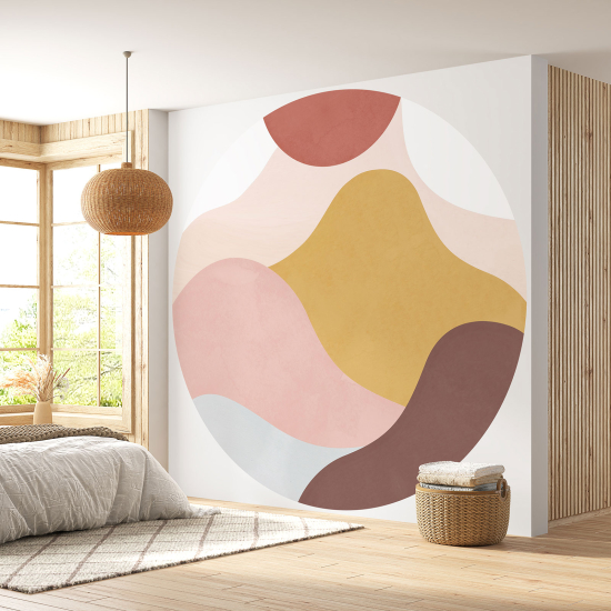 Round / Circle Wall Mural - Wallpaper - Design