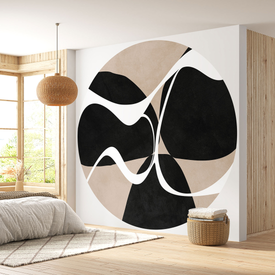 Round / Circle Wall Mural - Wallpaper - Design