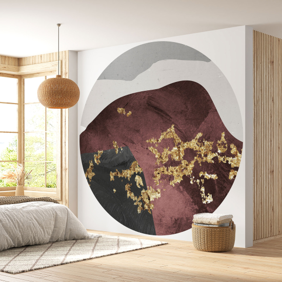 Round / Circle Wall Mural - Wallpaper - Design