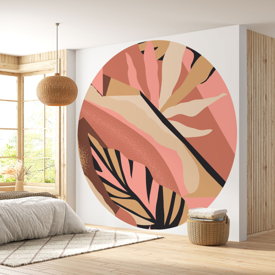 Round / Circle Wall Mural - Wallpaper - Design