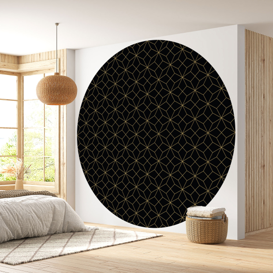 Round / Circle Wall Mural - Wallpaper - Geometric pattern