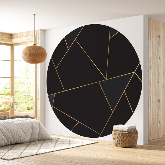 Round / Circle Wall Mural - Wallpaper - Geometric pattern